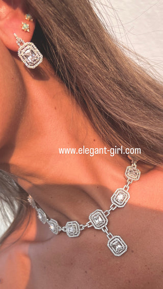 THE EMERALD DIAMOND CUT SET