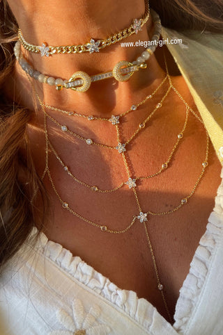 CUBAN FLOWER CHOKER