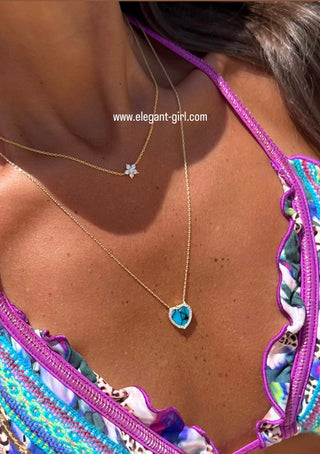 ELEGANT FLOWER NECKLACE