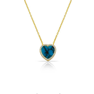 FIRUZ HEART NECKLACE