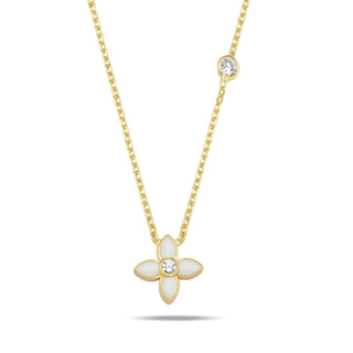 WHITE JULI NECKLACE
