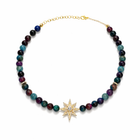 GALAXY AGATE STAR CHOKER