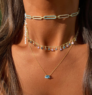 DREAM PASTEL STARS NECKLACE