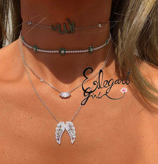 ONE MARQUISE NECKLACE