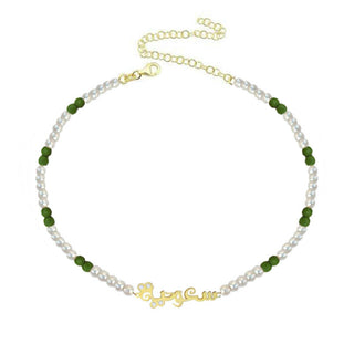 WHITE PEARLS SAUDIA ANA CHOKER