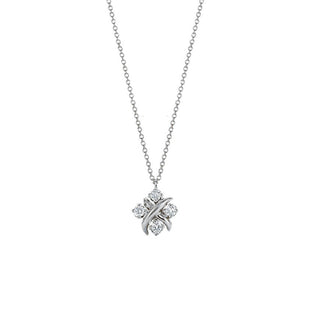 THE DIAMOND X SILVER NECKLACE