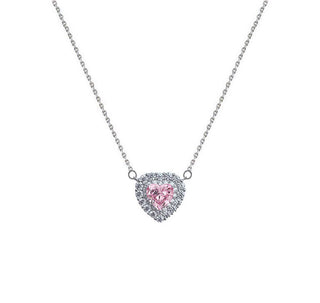 PINK HEART NECKLACE