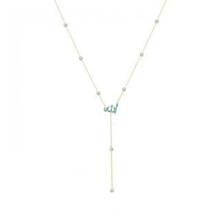 Allah blue necklace