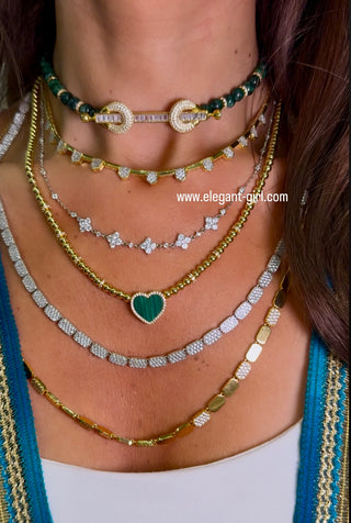 THE POWER BARS GOLD X SILVER NECKLACE
