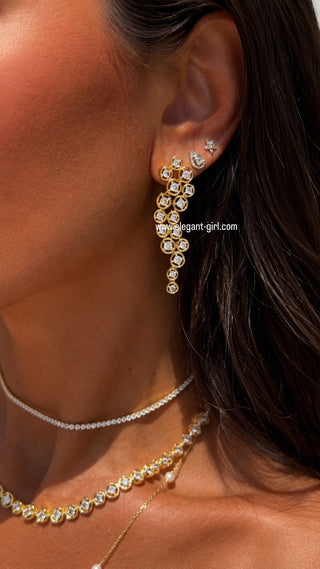 ✨ Bubble Solitaire Earring