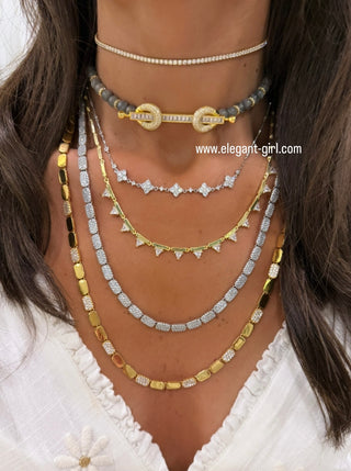 SPIKE DIAMOND NECKLACE