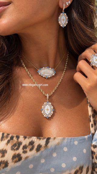 White Lumière Star Necklace
