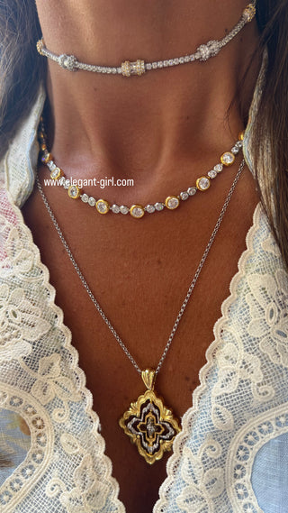 THE LUXURY BUBBLE TENNIS NECKLACE