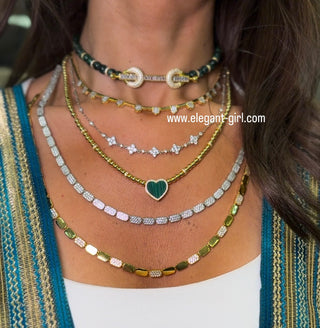 THE POWER BARS GOLD X SILVER NECKLACE