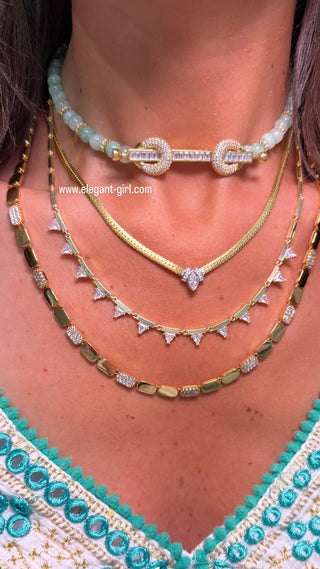 FLAT PRINCESS NECKLACE