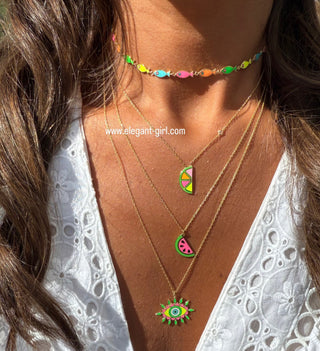 NEON EYE NECKLACE