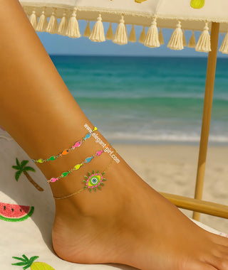 NEON FISH ANKLET