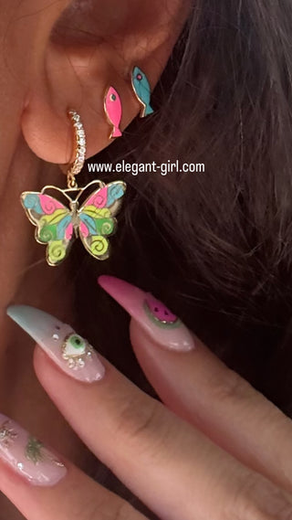 BUTTERFLY SUMMER EARRING 🦋☀️🏖️