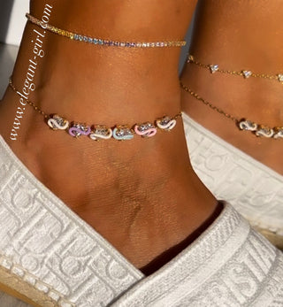 PASTEL TENNIS ANKLET