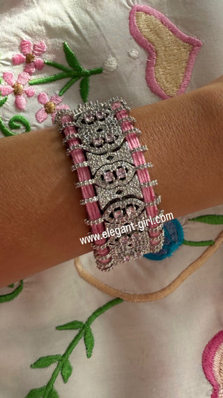 Riviera Blush Pink Bracelet - ELEGANT GIRLS