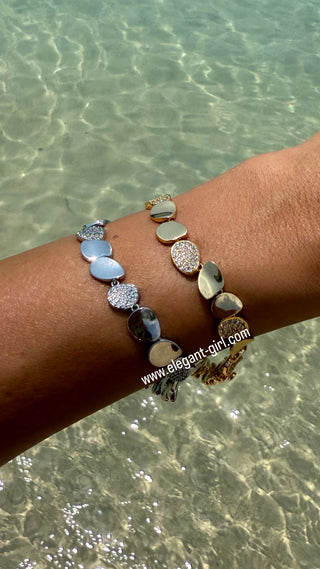✨SHIMMER STONES SILVER BRACELET✨