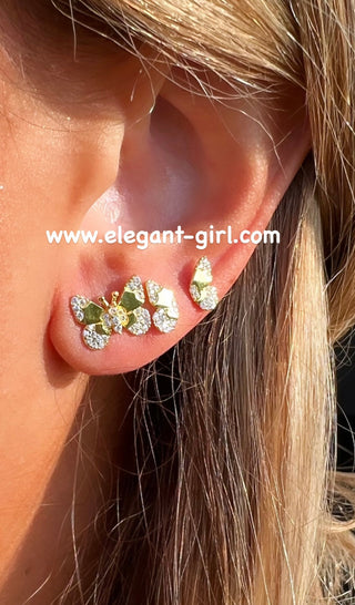 THE MINI HALF BUTTERFLY EARRING