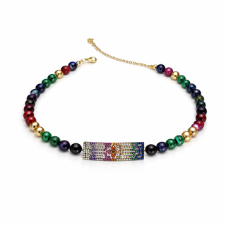 Rainbow Architect Glow Choker - ELEGANT GIRLS