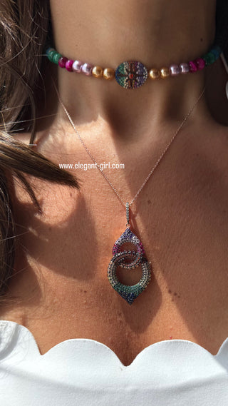 Vortex Rainbow Necklace - ELEGANT GIRLS
