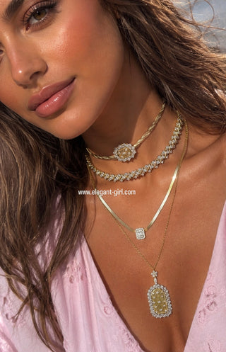 Emerald Snakeskin Necklace