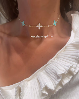 TIFFANY X WHITE JULI CHOKER