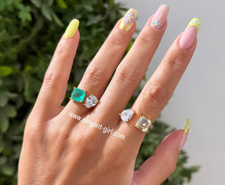 TWIN STONE PARABIA MARQUISE RING