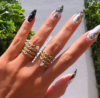 SPIRAL CHAIN RING