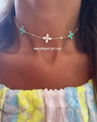 TIFFANY X WHITE JULI CHOKER