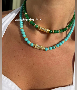 GREEN ANDALUSIA CHOKER