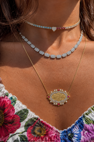 Ruby Lumière Allah Khair Hafethan Necklace