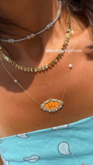 ✨ Chevron Gold Necklace