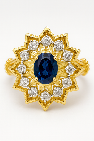 THE ROYAL ONE BLUE SAPPHIRE RING