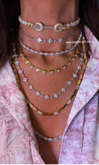 SPIKE DIAMOND NECKLACE