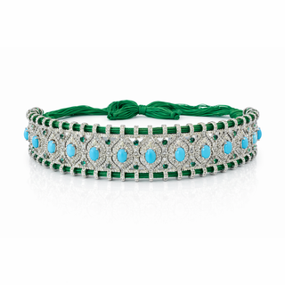 Riviera Green Choker - ELEGANT GIRLS