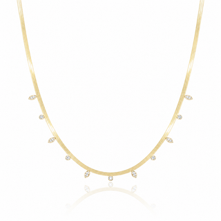 MARQUISE SNAKE SKIN CHOKER - ELEGANT GIRLS