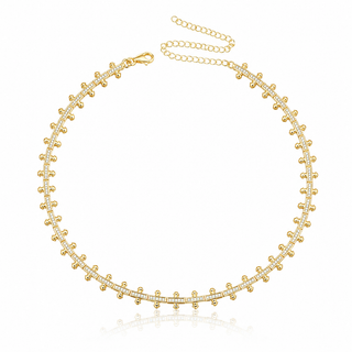 SPIKE DIAMONDLINE CHOKER - ELEGANT GIRLS
