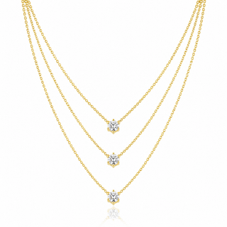LAYER BIG STONES NECKLACE - ELEGANT GIRLS