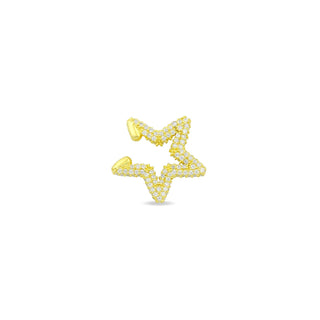 DIAMOND BIG STAR EAR CLIP