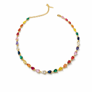Rainbow Amélia Prism Choker - ELEGANT GIRLS