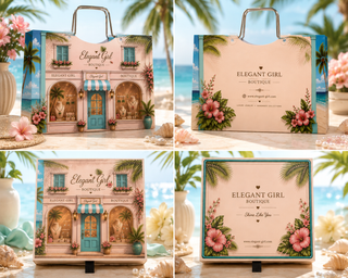 GIFT BAGS & BOX - ELEGANT GIRLS