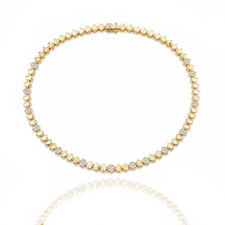 ✨ Chevron Gold Necklace