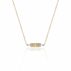 Gold Imperial White Pearl Classic Necklace