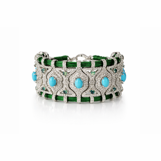 Emerald Turquoise Harmony Bracelet - ELEGANT GIRLS