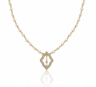 Lumière Pearl Arabesque Necklace