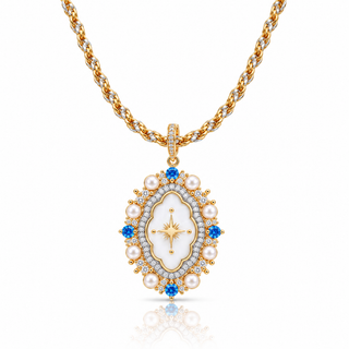 White Lumière Star Necklace